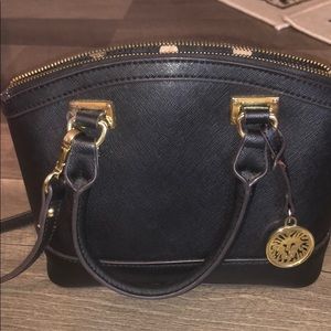 Black Anne Klein Crossbody/ top handle Bag